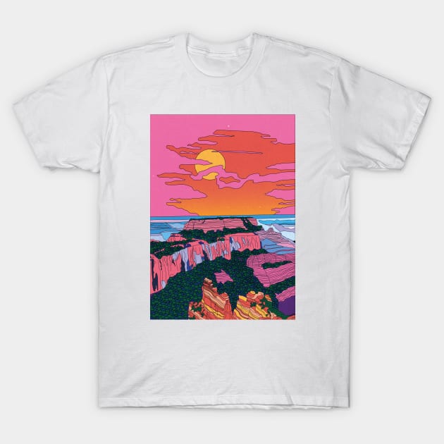 Canyon T-Shirt by cosmoillustrator